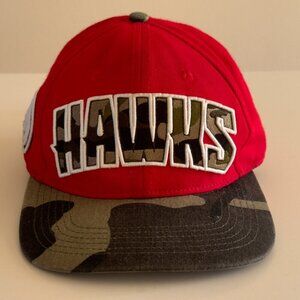 Atlanta Hawks NBA Cap hat strapback Pro Standard Leather Camo Vintage RARE